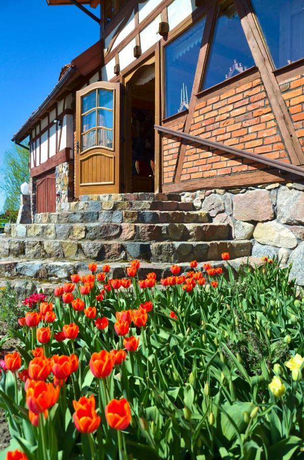 Dom Na Wodzie Mazury Villa Dzwierzuty Buitenkant foto