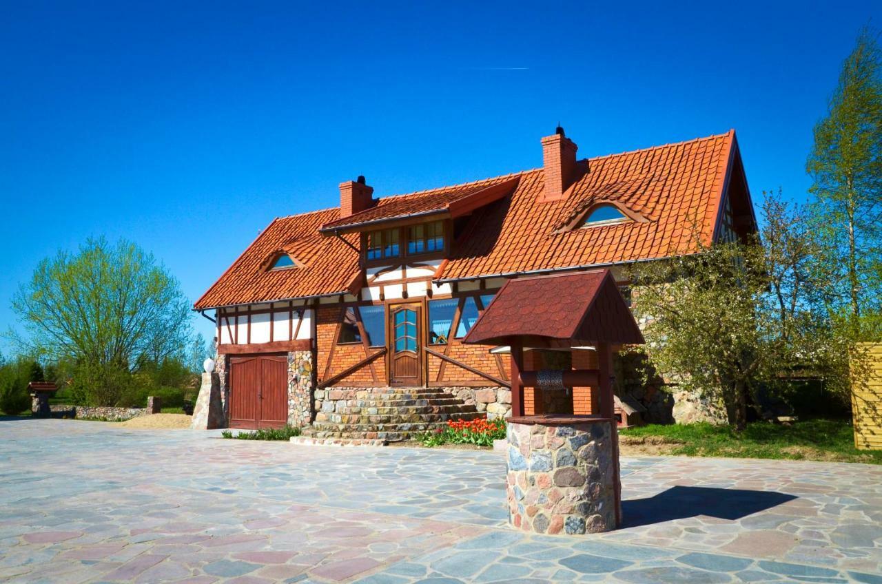 Dom Na Wodzie Mazury Villa Dzwierzuty Buitenkant foto